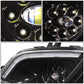18-22 Freightliner Cascadia 3D Projector Full LED Fog Lights Black