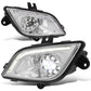 2018-2022 Freightliner Cascadia 3D Projector Full LED Fog Lights Chrome