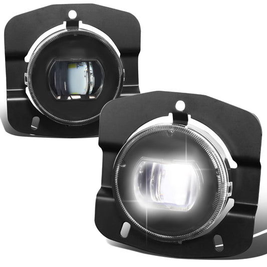 2011-2022 Kenworth T680 Projector Full LED Fog Lights Black