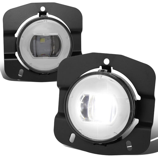 2011-2022 Kenworth T680 Projector Full LED Fog Lights Chrome