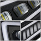 2017-2020 Ford F-150 Raptor Tri-Projector LED Fog Lights w/ Halo Ring