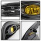 Spyder Honda Civic 2013-2014 4dr OEM Fog Light W/Switch Yellow FL-HC2013-4D-Y 5077752