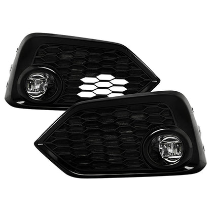Spyder 16-17 Honda Civic Hatchback (Hatch Only) OEM LED Fog Light w/Switch - Clear (FL-HC2017-LED-C) 9043338