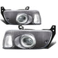 1992-1995 Honda Civic Fog Lights with Switch - Clear H3 Bulb