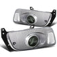 92-95 Honda Civic Fog Lights w/ Switch & H3 Bulb - Smoke
