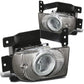 92-95 Honda Civic 4-Door Fog Lights w/ Switch & H3 Bulb - Clear