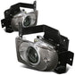 92-95 Honda Civic 4-Door Fog Lights with Switch - Smoke
