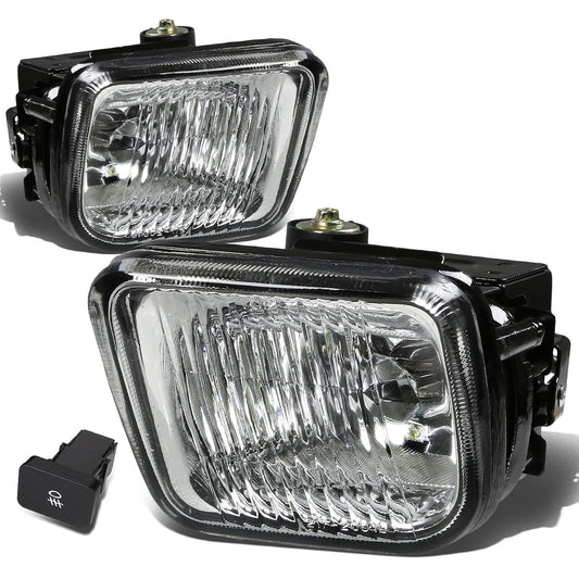 96-98 Honda Civic Fog Lights w/ Switch & H3 Bulb - Clear