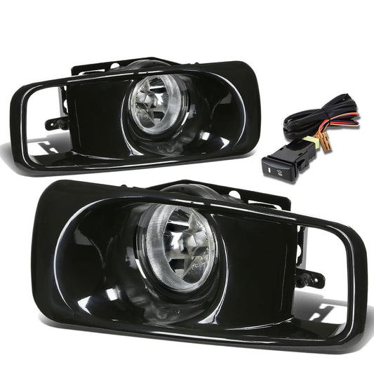 99-00 Honda Civic Fog Lights with Switch & H2 Bulb - Clear