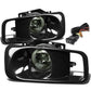 99-00 Honda Civic Fog Lights w/ Switch & H2 Bulb - Smoke