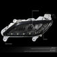 2012-2016 Hyundai Veloster LED DRL Fog Lights with Switch - Smoke