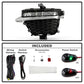 SPYDER 22-24 Jeep Grand Cherokee (2-Row) OEM LED Fog Lights w/Switch - Clear (FL-JGC22-LED-C) 9054211