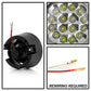 Spyder Jeep Grand Cherokee 05-09/Commander 06-08 LED Fog Lights w/Switch Clear FL-LED-JGC05-C 5015686