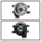 Spyder 19-21 Toyota RAV4 OEM Style Fog Light w/ OEM Switch - Clear FL-TRAV419-C 5087126