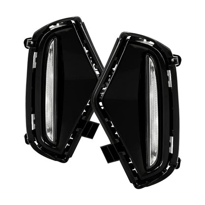 SPYDER 19-21 Toyota RAV4 OEM Full LED Fog Light w/ Switch - Clear (FL-TRAV419-LED-C) 9051357