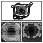 SPYDER 20-24 Toyota Venza OEM LED Fog Light w/ Switch - Clear (FL-TV20-LED-C) 9054297