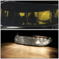 99-04 Ford Mustang GT Fog Lights - 899 Bulb - Black