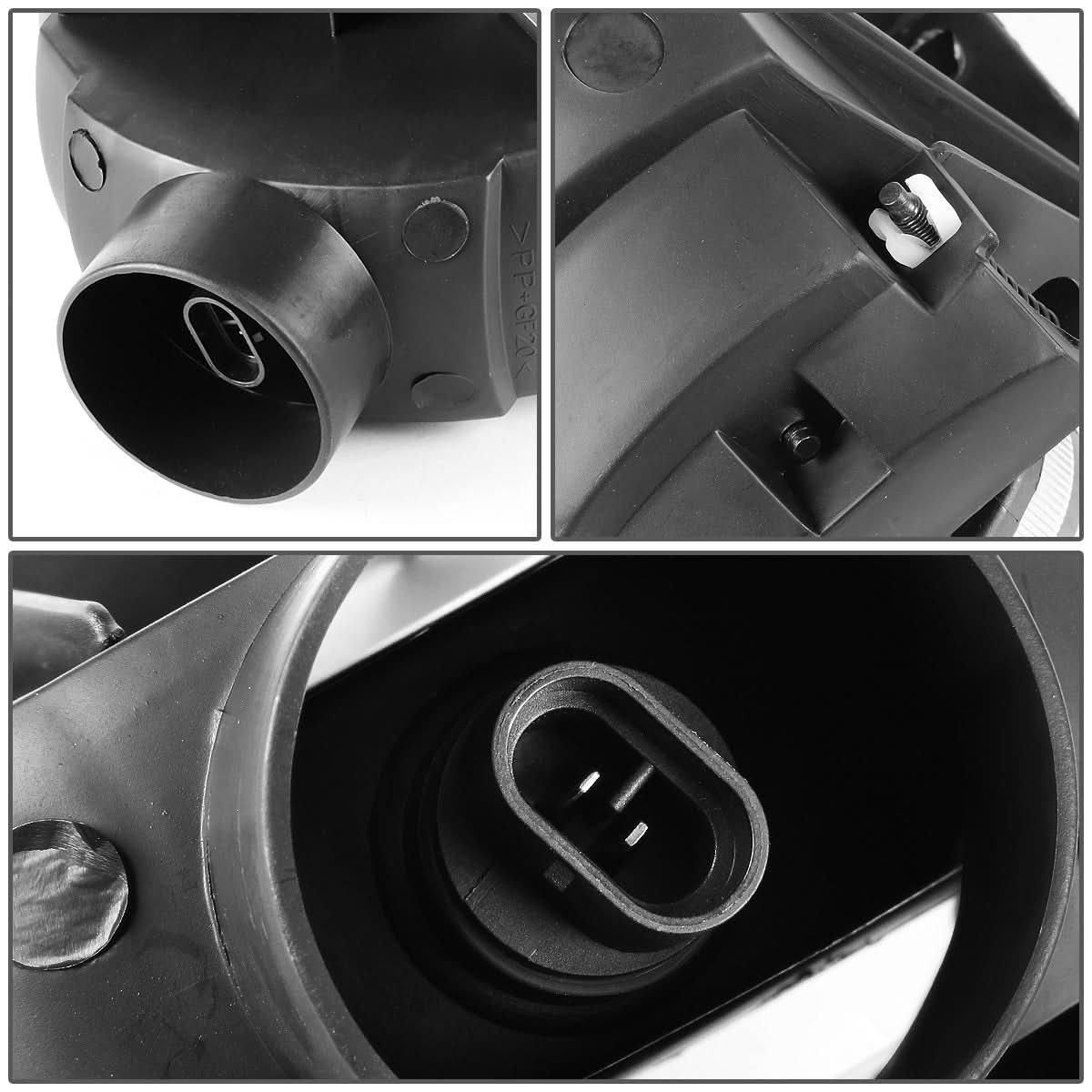 99-04 Ford Mustang GT Clear Fog Lights with 899 Bulb