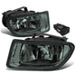 99-04 Honda Odyssey Fog Lights w/ Switch H11 Bulb Smoke