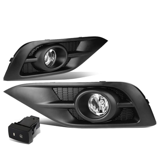 2012-2014 Honda CR-V Black Trim Fog Lights w/ Switch & H11 Bulb