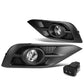 2012-2014 Honda CR-V Black Trim Fog Lights w/ Switch & H11 Bulb