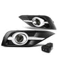 2012-2014 Honda CR-V Fog Lights with Chrome Trim & Switch H11 Bulb
