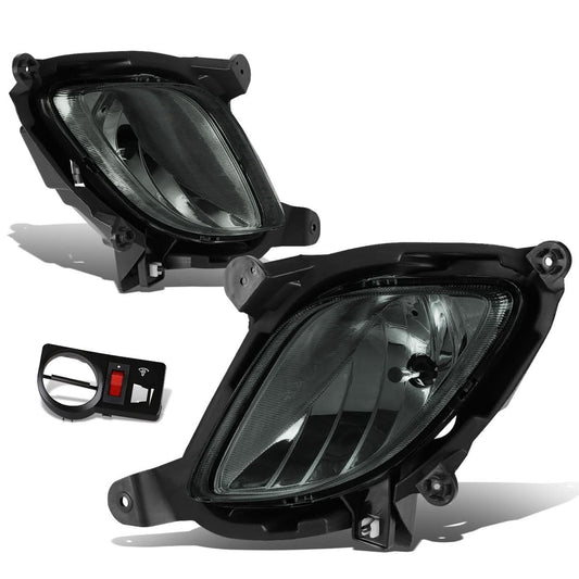 2010-2012 Hyundai Genesis Coupe Fog Lights w/Switch - Smoke