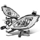 2011-2013 Hyundai Elantra Fog Lights with Switch - Clear 881 Bulb