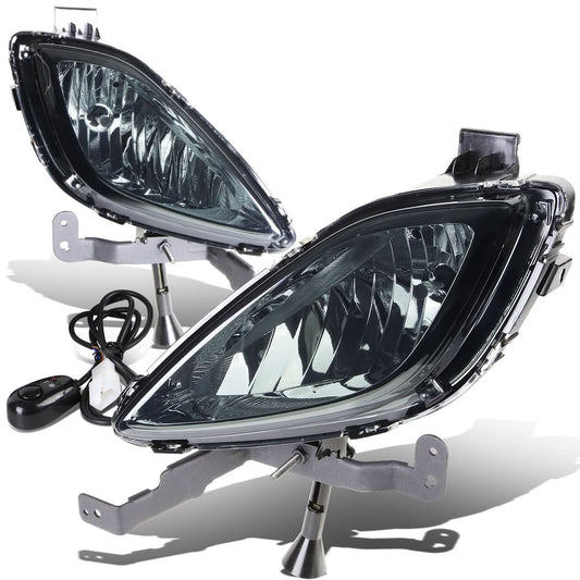 2011-2013 Hyundai Elantra Smoke Fog Lights with Switch & 881 Bulb