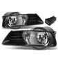 07-09 Toyota Camry Fog Lights w/ Switch H11 Bulb Clear