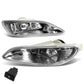 02-08 Toyota Camry Solara Corolla Fog Lights w/ Switch Clear