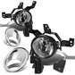 2007-2009 Honda CR-V Fog Lights w/ Switch & Chrome Bezel Clear