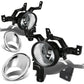 2007-2009 Honda CR-V Fog Lights w/ Switch & Chrome Bezel Clear
