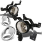 07-09 Honda CR-V Fog Lights w/ Switch & Chrome Bezel H11 Smoke