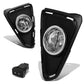 2016 Toyota RAV4 Fog Lights w/ Switch & H16 Bulb - Clear