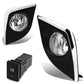 2014-2016 Toyota Corolla Fog Lights w/ Switch & H16 Bulb - Clear