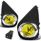 15-16 Toyota Yaris Hatchback Fog Lights w/ Switch H16 Bulb Amber