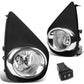 2015-2016 Toyota Yaris Hatchback Fog Lights w/ Switch H16 Bulb Clear