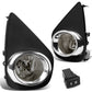 15-16 Toyota Yaris Hatchback Fog Lights w/ Switch H16 Bulb Smoke