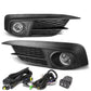 2016+ Honda Civic Fog Lights w/ Switch & H8 Bulb - Clear