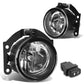 10-15 Mitsubishi Outlander Fog Lights with Switch H11 Chrome Clear