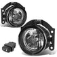 10-15 Mitsubishi Outlander Fog Lights with Switch H11 Chrome Clear