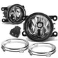 2012-2015 Honda Pilot Fog Lights with Switch & Bezel - Chrome/Clear
