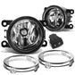2012-2015 Honda Pilot Fog Lights with Switch & Bezel - Chrome/Clear