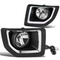 15-16 GMC Sierra 2500HD 3500HD Fog Lights with Switch & Bezel Chrome