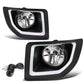 15-16 GMC Sierra 2500HD 3500HD Fog Lights with Switch & Bezel Chrome