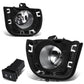 2014-2016 Scion tC Fog Lights with Switch & Bezel - Chrome/Clear