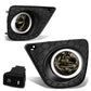2013-2015 Honda Accord Coupe Fog Lights with Switch & Bezel - Smoke