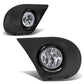 2003-2005 Honda Pilot Chrome Clear Fog Lights with Bezel H11