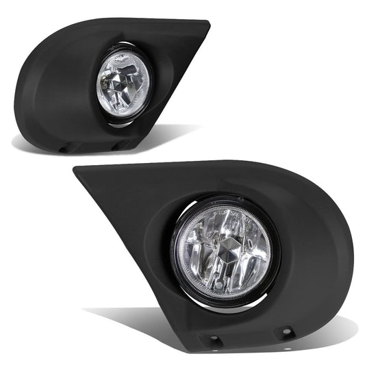 2003-2005 Honda Pilot Chrome Clear Fog Lights with Bezel H11